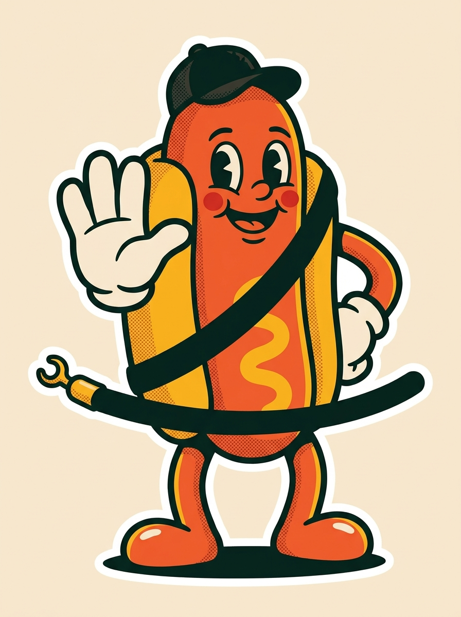 Personaje de Bocao bloqueando la entrada